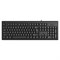Клавиатура проводная A4TECH KR-83, USB, 104 кнопки, черная, 533406 - фото 15093875