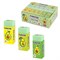 Ластик FUNSTER (ФАНСТЕР) "AVOCADO", 50х21х16 мм, прямоугольный, картонный держатель, экологичный ПВХ, ассорти, 272723 - фото 15097551