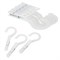 Прищепки бельевые с крючком 13 см, КОМПЛЕКТ 5 штук, пластик, белые, PRIMILA (ПРИМИЛА) EXTRA, 700518 - фото 15099307