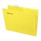 Подвесные папки А4 (350х240 мм) до 80 л., КОМПЛЕКТ 10 шт., желтые, картон, STAFF, 270930 - фото 15106112