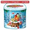 Подарок новогодний "СЛАДКОЕЖКА", 600 г, НАБОР конфет, жестяная упаковка с ручкой, МОСУПАК - фото 15106171