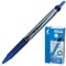 Ручка-роллер автоматическая с грипом PILOT "Hi-Tecpoint V5 RT", СИНЯЯ, игольчатый узел 0,5 мм, линия письма 0,25 мм, BXRT-V5 L - фото 15109275