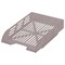 Лоток горизонтальный для бумаг BRAUBERG ECO, 330х245х65 мм, сетчатый, дымчатый, 239012 - фото 15119201