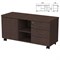 Тумба-креденция "Приоритет" 1200х446х600 мм, дверь, 3 ящика, венге, (КОМПЛЕКТ) - фото 15128373