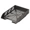 Лоток горизонтальный для бумаг BRAUBERG ECO, 330х245х65 мм, сетчатый, черный, 239011 - фото 15131599