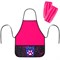 Фартук с нарукавниками для уроков труда BRAUBERG, 3 кармана, 46x54 см, "Pink lava", 273641 - фото 15135296