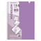 Тетрадь обложка пластик, А5 80 л., гребень мягкий, вырубка для ручки, клетка, BRAUBERG, сиреневый, 405379 - фото 15150901