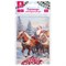 Гирлянда новогодняя "Ретро", 15 флажков, 10х15 см, картон, 2,5 м жгут, ЗОЛОТАЯ СКАЗКА, 592585 - фото 15168376