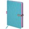 Ежедневник датированный 2026 А5 138x213 мм, BRAUBERG "Inspiration", под кожу, цветной срез, бирюза, 117476 - фото 15178729