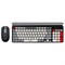 Набор беспроводной SMARTBUY 201359AG, клавиатура 79 клавиш, мышь 3 кнопки + 1 колесо, черный/серый/белый, SBC-201359AG-KW - фото 15194656