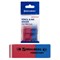 Набор ластиков BRAUBERG "Assistant 80", 4 шт., 41х14х8 мм, красно-синие, прямоугольные, скошенные края, 222458 - фото 15208434