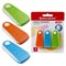 Набор ластиков BRAUBERG "FRUITY" 3 шт., 57х24х15 мм, белые, пластиковый футляр ассорти, 229563 - фото 15208445