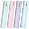 Линейка пластиковая 15 см BRAUBERG "PASTEL", тонированная, ассорти, 117012 - фото 15247023