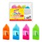 Точилка ЮНЛАНДИЯ "Карандашик" с контейнером и ластиком 2 в 1, НАБОР 4 ШТУКИ, 272508 - фото 15258473