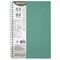 Тетрадь обложка пластик, А5 80 л., гребень мягкий (силиконовый), клетка, BRAUBERG, зеленая, 405359 - фото 15270963