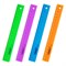 Линейка пластиковая 20 см ПИФАГОР, прозрачная, неоновая, ассорти, 210789 - фото 15279709