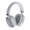 Наушники беспроводные накладные полноразмерные раздвижные мультирежимные, SONNEN HP-B12S, Bluetooth 5.4, серебристые, 514127 - фото 15279770