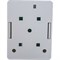 Настенная розетка TWT TWT-SM1-45/6-WH - фото 15635295