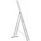 Универсальная алюминиевая трехсекционная лестница Алюмет Серия HS3 - фото 15652745