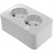 Двойная розетка Systeme Electric BLANCA - фото 15734766