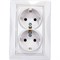 Двойная розетка Lezard MIRA - фото 15795830