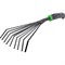 Стальные веерные мини-грабли для листьев, с пластиковой ручкой Gigant GVER-21 - фото 15893872