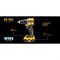 Аккумуляторная ударная дрель шуруповерт DeWALT DCD100YP2T - фото 15935871