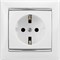 Одноместный механизм розетки Legrand Valena - фото 15941054