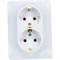 Двухместная розетка Systeme Electric Glossa - фото 15943647