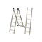 Универсальная алюминиевая трехсекционная лестница Алюмет Серия H3 - фото 15949813