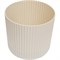 Кашпо IDEA ВЕЛЬВЕТ D140 мм 1,6л с пристегнутым поддоном, белый ротанг М - фото 15975232