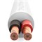 Акустический кабель PROCAST cable SJW 14.OFC.2,077.100 14AWG 2x2,077мм2, PVC, белый, 100 м - фото 15988513