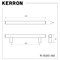 Ручки Kerron R-3020-192 ST - фото 16054735