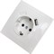 Розетка TDM ELECTRIC 2П+З с защитыми шторками 16А 250В + USB порт 2,1А 5В белая Таймыр - фото 16062618