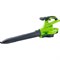Аккумуляторный воздуходув-садовый пылесос GreenWorks 2406907USB4 - фото 16144597