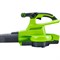 Аккумуляторный воздуходув-садовый пылесос GreenWorks 2406907USB4 - фото 16144602