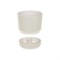 Кашпо IDEA СТРИП D110 мм, 0,6л с подставкой Кремовый М 3245 - фото 16154952