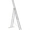 Алюминиевая трехсекционная лестница Алюмет Серия Р3 - фото 16164200