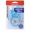 Корректирующая лента BRAUBERG MAXI PLUS, 5 мм х 25 м, механизм перемотки, корпус голубой, блистер, 272500 - фото 16200322