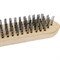 Ручная пятирядная деревянная щетка для металла ЭНКОР 51535 - фото 16208723