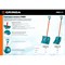 Пластиковая снеговая лопата GRINDA PROLine Fiber-500 - фото 16212522
