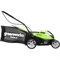 Аккумуляторная газонокосилка GreenWorks 2501907USB2 - фото 16272167