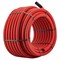 Гибкая гофрированная двустенная труба Промрукав ПНД тип 450 SN34 с зондом красная d32 50м - фото 16295956