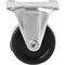 Мебельное колесо А5 из твердой резины, 38 мм площадка, неповоротная - фото 16368308