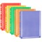Папки-файлы с перфорацией БОЛЬШОЙ ВМЕСТИМОСТИ до 250 листов, ЦВЕТНЫЕ, А4, КОМПЛЕКТ 5 шт., STAFF, 274081 - фото 16407494