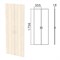 Дверь ЛДСП высокая "Бюджет", КОМПЛЕКТ 2 шт., 355х16х1756 мм, дуб шамони светлый, 402880-430 - фото 16441068