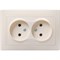 Двухместная розетка Generica РС12-2-ККм КВАРТА - фото 16455134