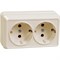 Двухместная розетка Generica ОКТАВА - фото 16469703