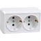 Двухместная розетка Generica ОКТАВА - фото 16471401