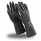 Перчатки неопреновые MANIPULA ХИМОПРЕН, хлопчатобумажное напыление, К80/Щ50, размер 9-9,5, L (большой), черные, CG-973 - фото 16474972